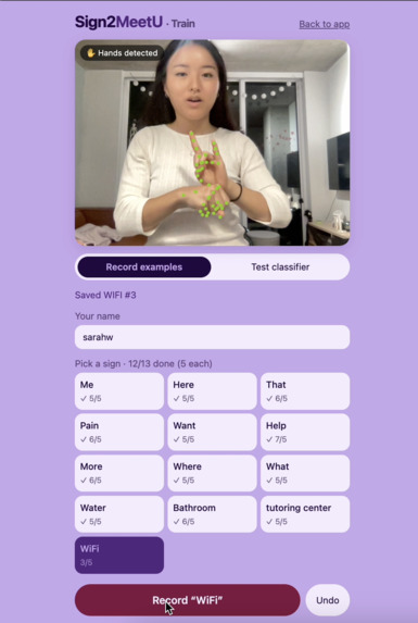 Sign2MeetU – screenshot 3