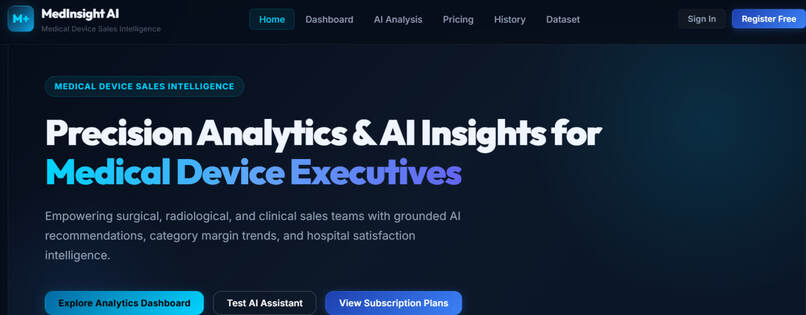 MedInsight AI - Medical Sales Agent – screenshot 1