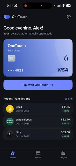 OneTouch – screenshot 1