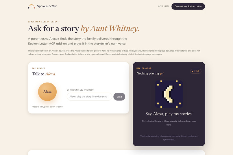 Spoken Letter for Alexa+ – screenshot 2