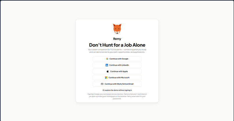 Remy - Job Search Case – screenshot 1