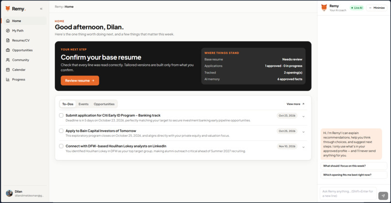 Remy - Job Search Case – screenshot 2