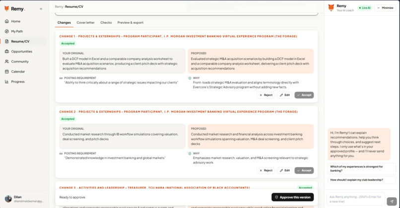 Remy - Job Search Case – screenshot 5