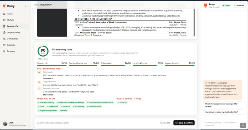 Remy - Job Search Case – screenshot 6