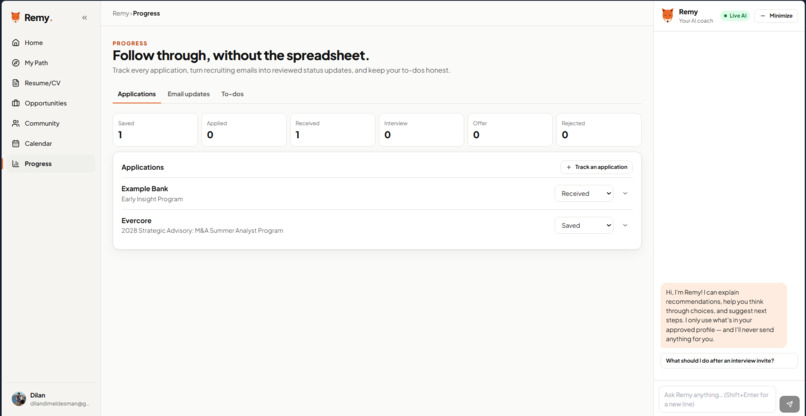 Remy - Job Search Case – screenshot 10