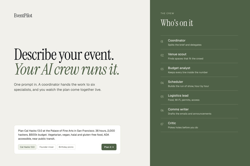 EventPilot – screenshot 1
