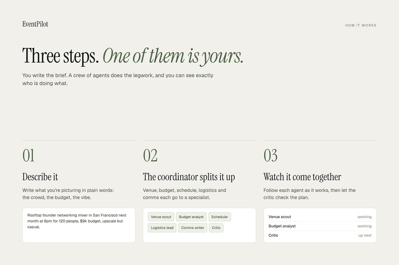 EventPilot – screenshot 2