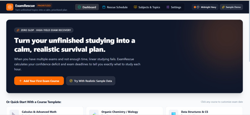 Exam Rescue – screenshot 1