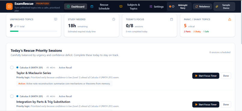 Exam Rescue – screenshot 2