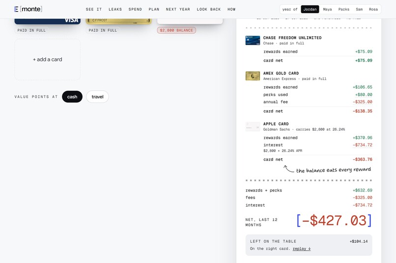 Monte – screenshot 3