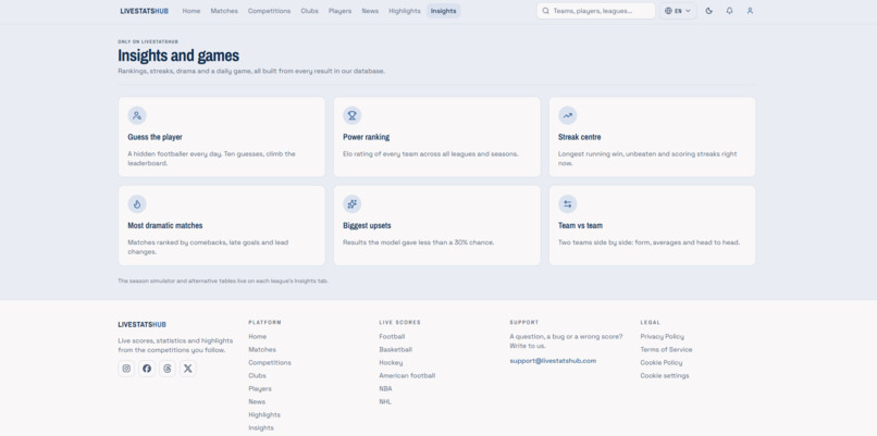 LiveStatsHub – screenshot 4