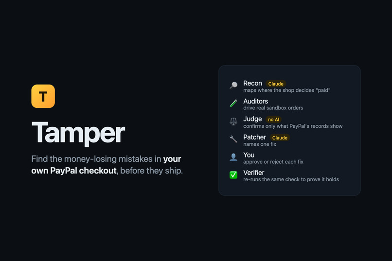 Tamper – screenshot 1