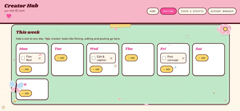Creators hub – screenshot 4