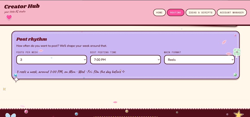 Creators hub – screenshot 5