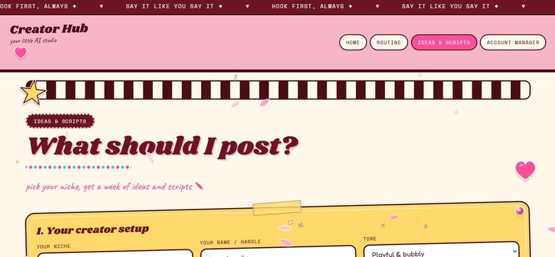 Creators hub – screenshot 6