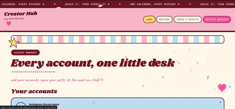 Creators hub – screenshot 11