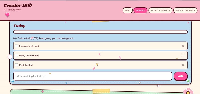 Creators hub – screenshot 12