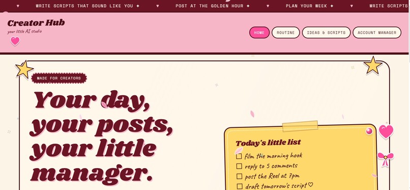 Creators hub – screenshot 13