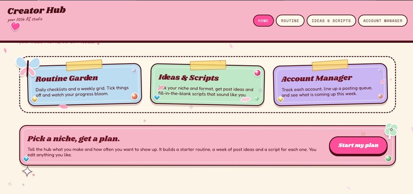 Creators hub – screenshot 16