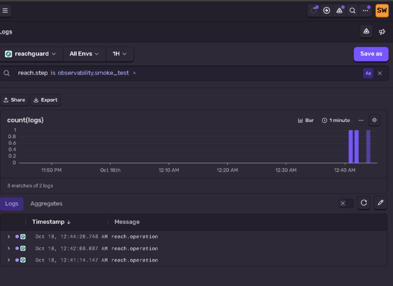 ReachGuard – screenshot 2