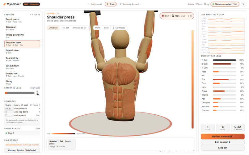 MyoCoach – screenshot 1