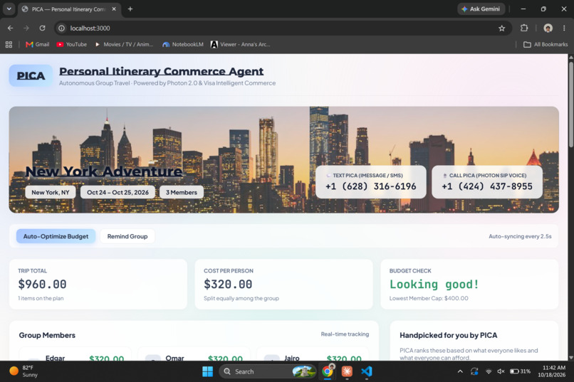 PICA – screenshot 1