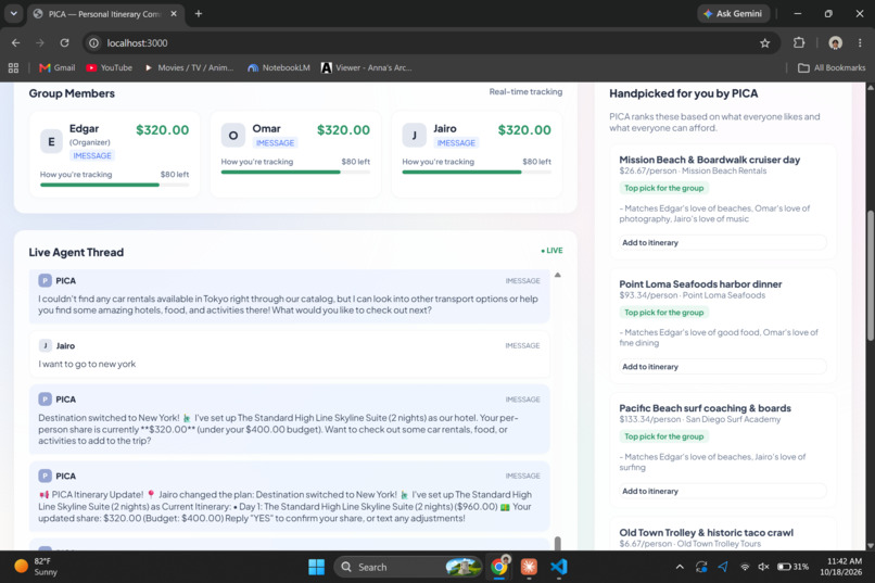 PICA – screenshot 2