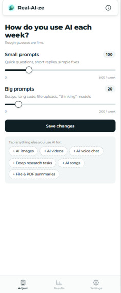 Real-AI-ze – screenshot 1