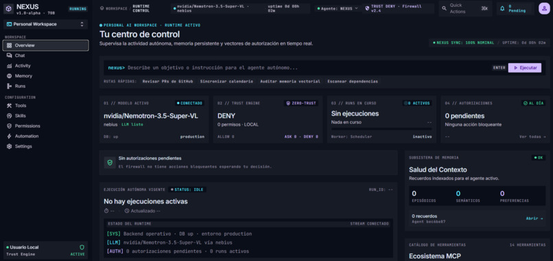 NEXUS — Personal AI Operating System – screenshot 5