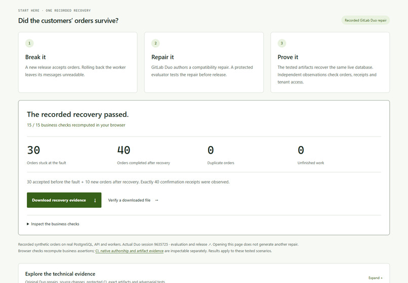 Rollback Lab – screenshot 2