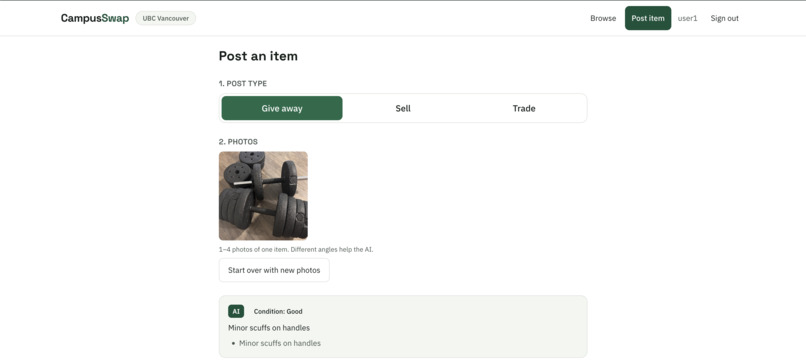 CampusSwap – screenshot 3