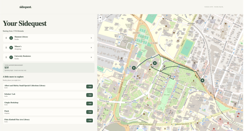 sidequest – screenshot 2