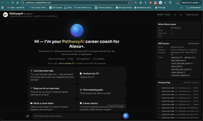 PathwayAI — Career Coach for Alexa+ – screenshot 4