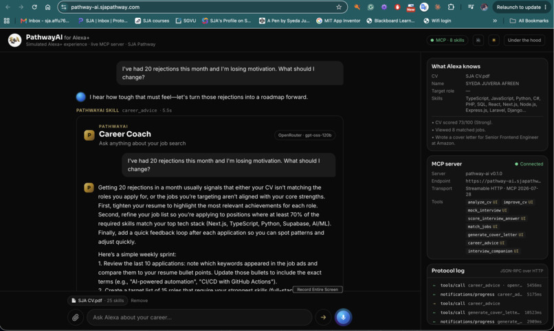 PathwayAI — Career Coach for Alexa+ – screenshot 5