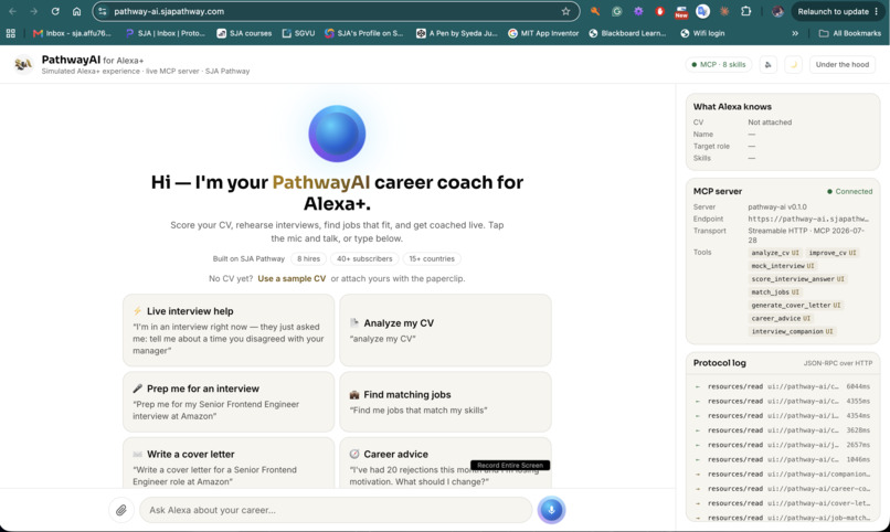 PathwayAI — Career Coach for Alexa+ – screenshot 7