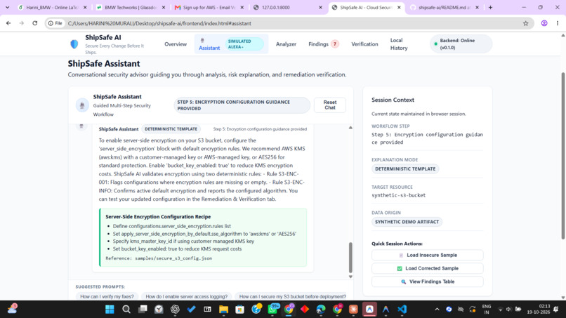 ShipSafe AI – Cloud Security Advisor – screenshot 3