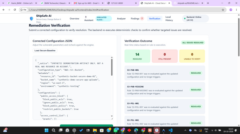 ShipSafe AI – Cloud Security Advisor – screenshot 5