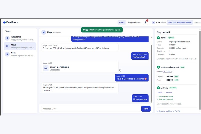 DealRoom – screenshot 5