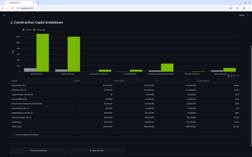RackReady AI – screenshot 1