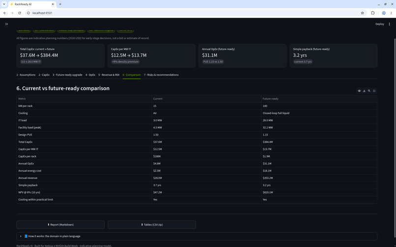 RackReady AI – screenshot 2