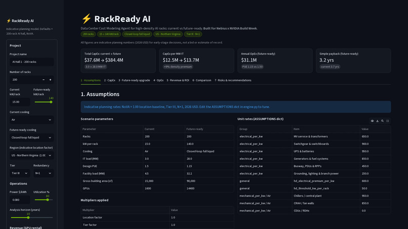 RackReady AI – screenshot 6