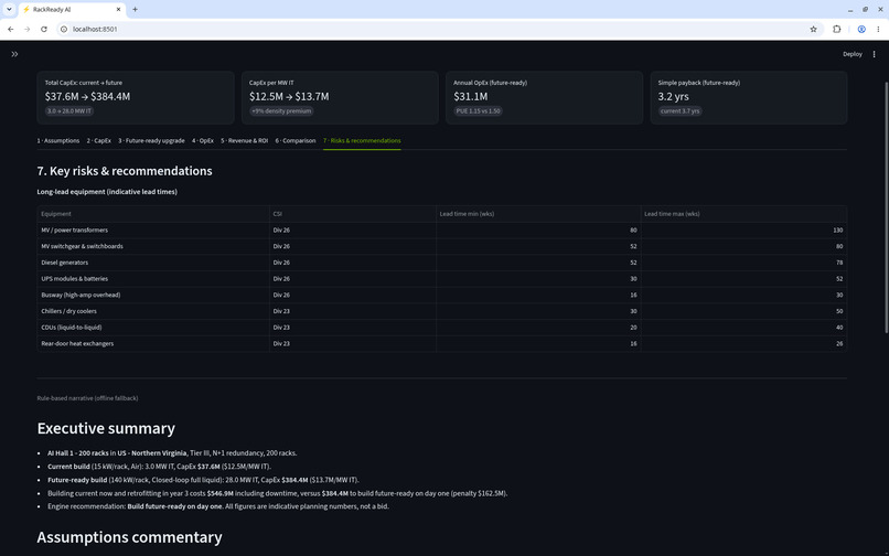 RackReady AI – screenshot 5