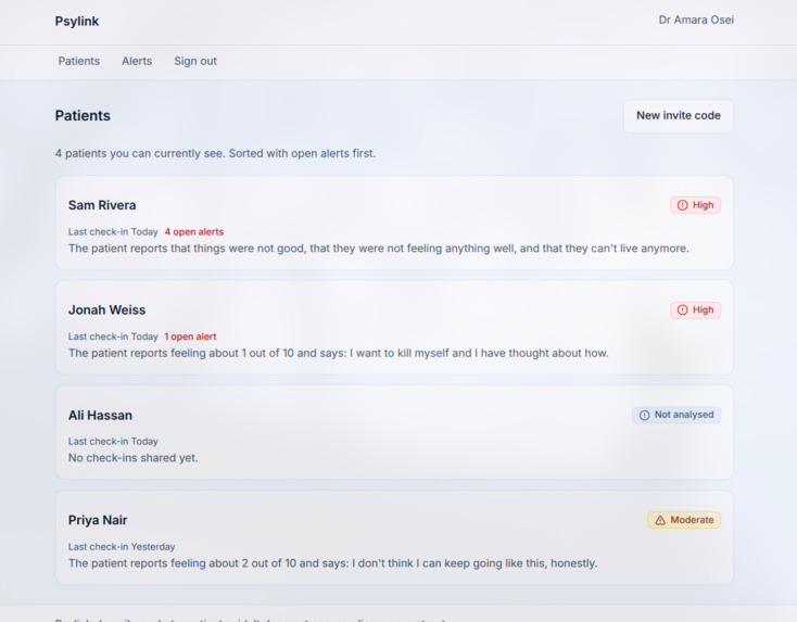 Psylink – screenshot 2