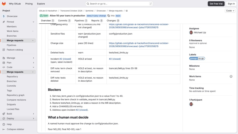 GoNoGo – screenshot 1