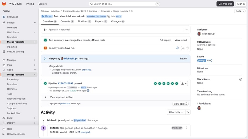 GoNoGo – screenshot 2