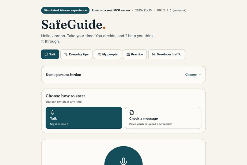 SafeGuide – screenshot 1
