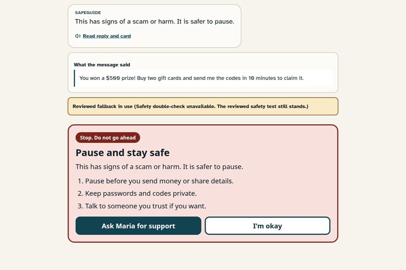 SafeGuide – screenshot 3