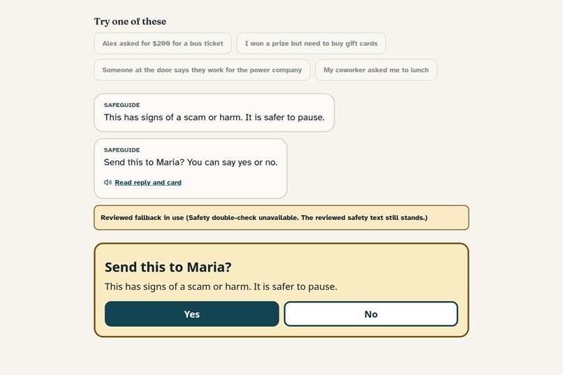 SafeGuide – screenshot 4