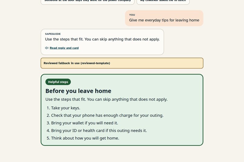 SafeGuide – screenshot 5