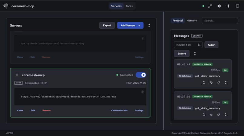 Caremesh – screenshot 2